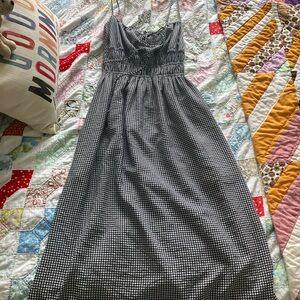 Black and White Gingham Dress